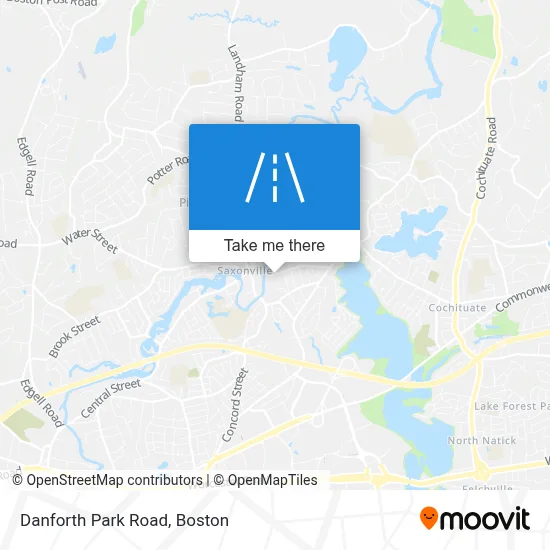 Danforth Park Road map