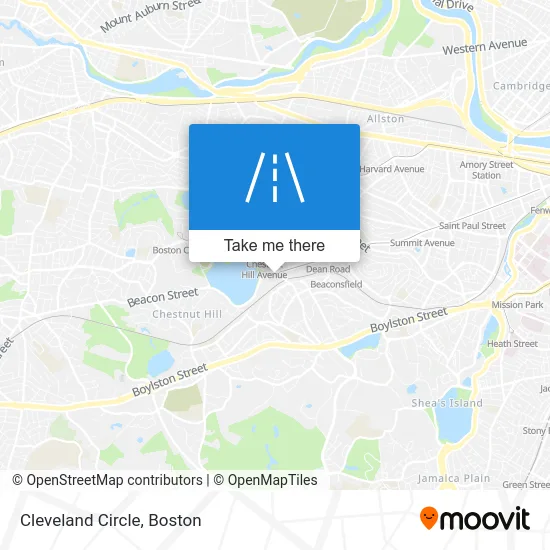 Cleveland Circle map