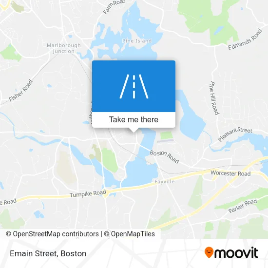 Emain Street map