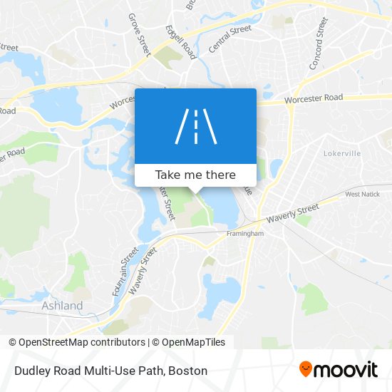 Dudley Road Multi-Use Path map