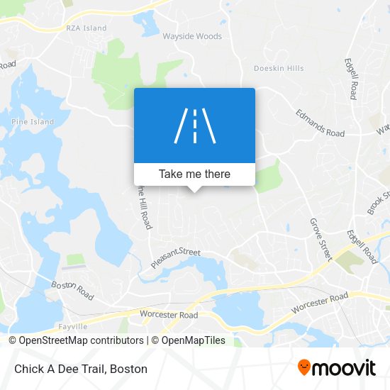 Mapa de Chick A Dee Trail