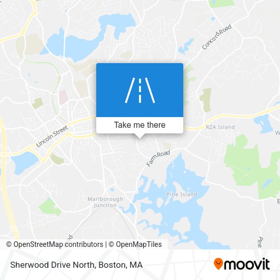 Mapa de Sherwood Drive North