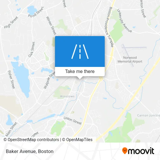 Baker Avenue map