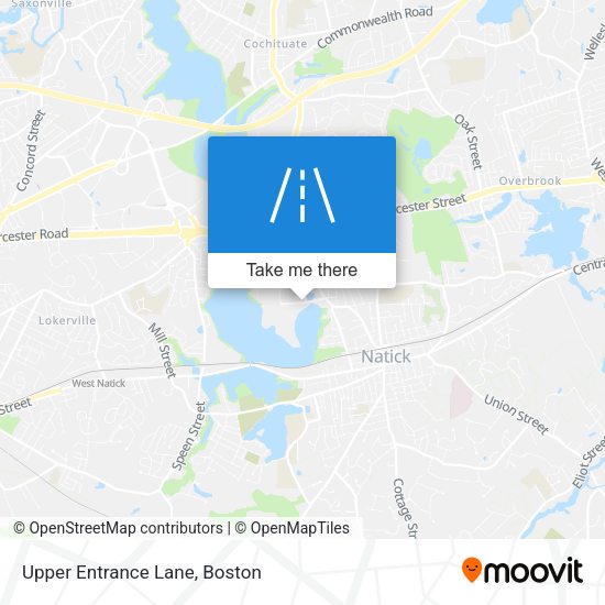 Mapa de Upper Entrance Lane
