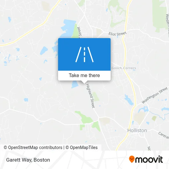 Garett Way map