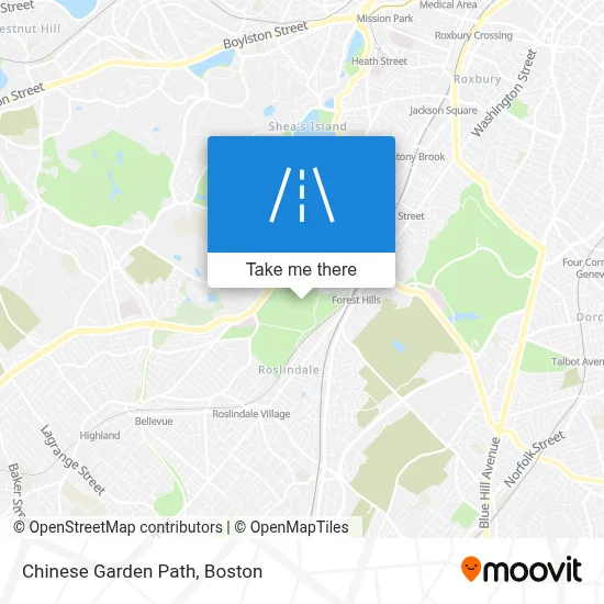 Chinese Garden Path map