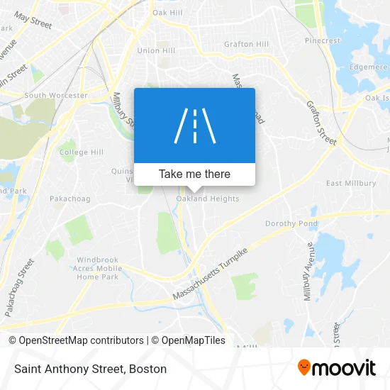 Saint Anthony Street map