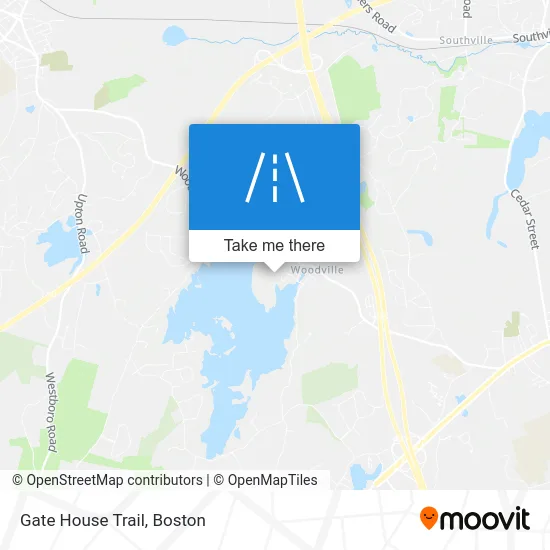 Gate House Trail map