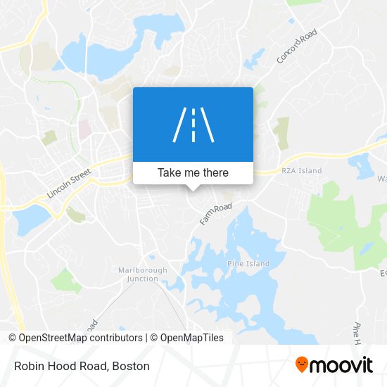 Mapa de Robin Hood Road