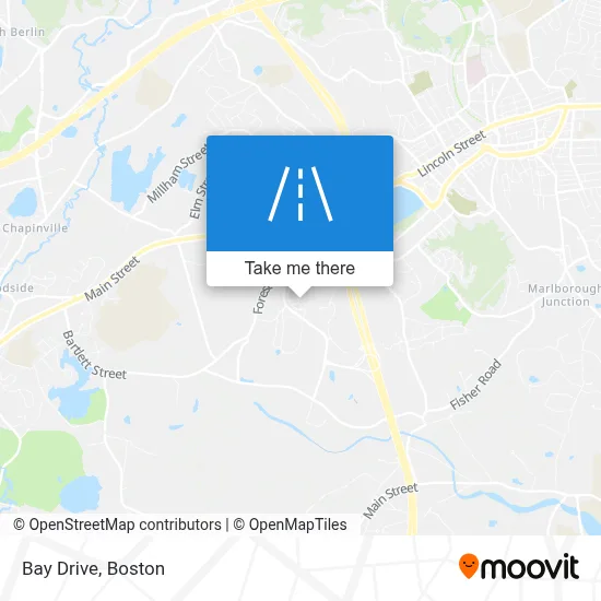 Bay Drive map