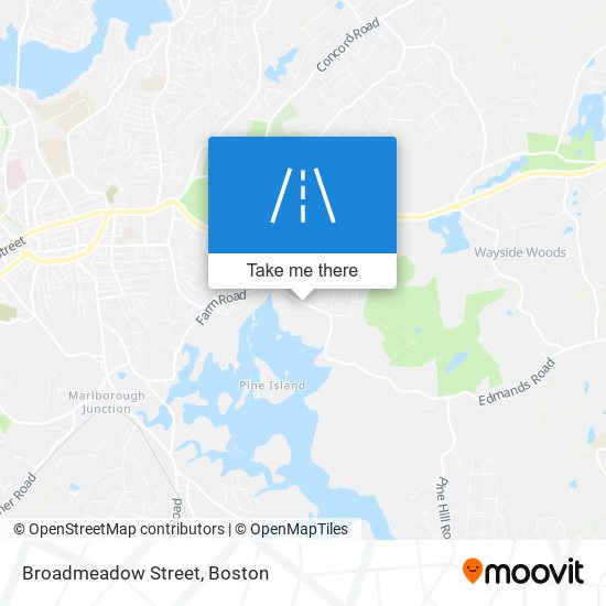 Broadmeadow Street map