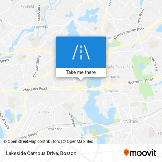 Mapa de Lakeside Campus Drive