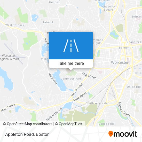 Mapa de Appleton Road