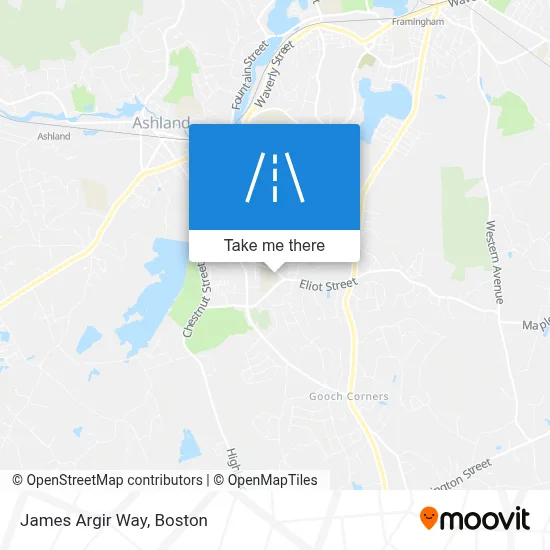 James Argir Way map