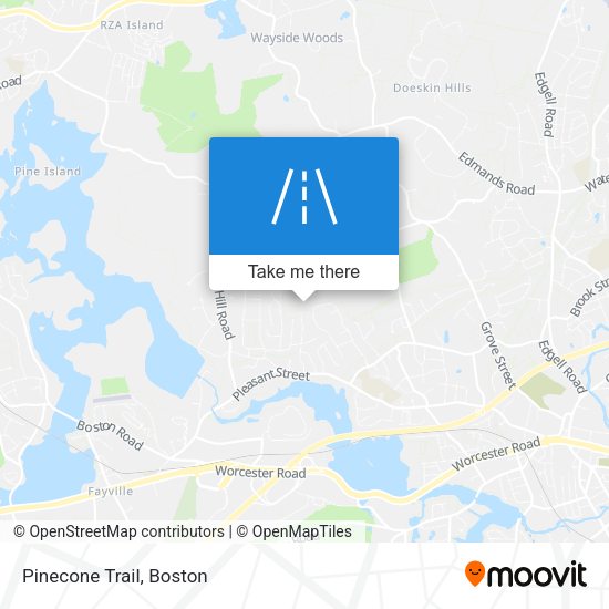 Mapa de Pinecone Trail
