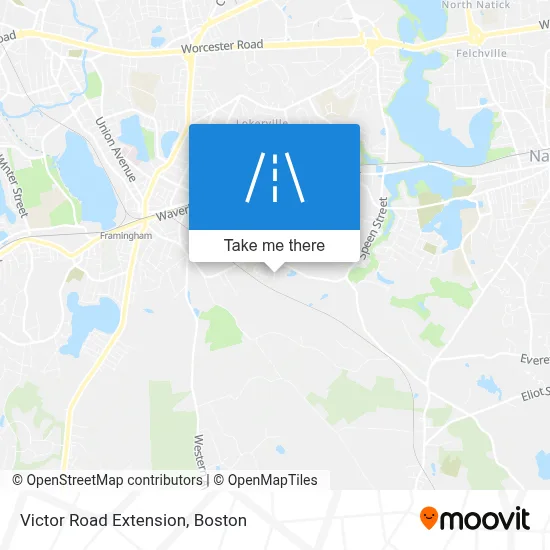 Victor Road Extension map