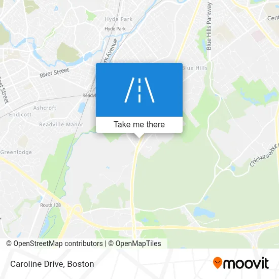 Caroline Drive map