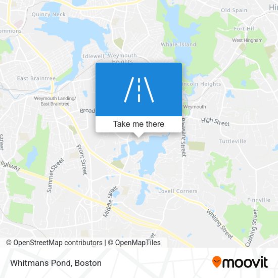 Mapa de Whitmans Pond