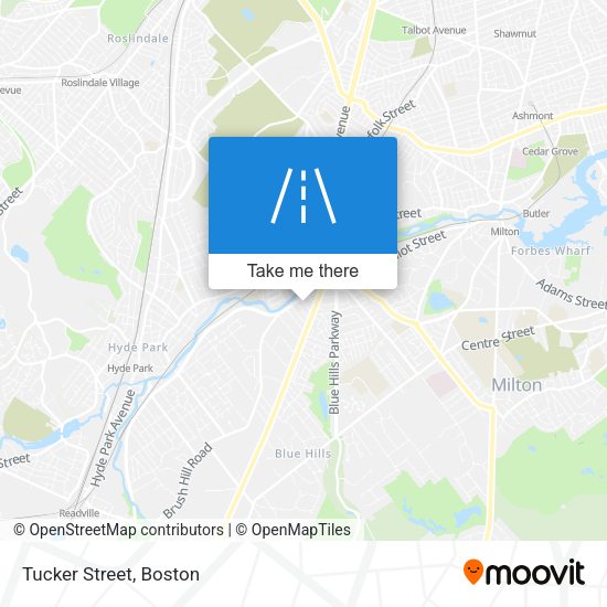 Tucker Street map