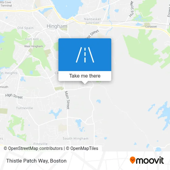 Thistle Patch Way map