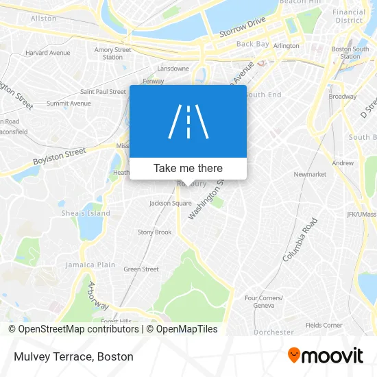 Mulvey Terrace map