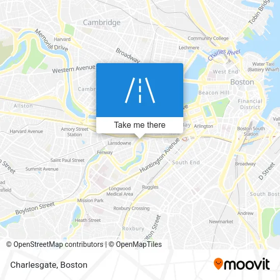 Charlesgate map