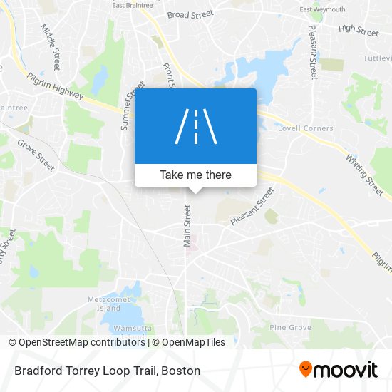 Bradford Torrey Loop Trail map