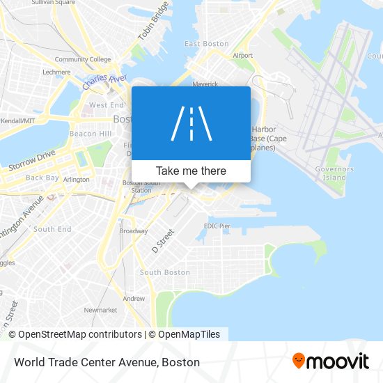 World Trade Center Avenue map