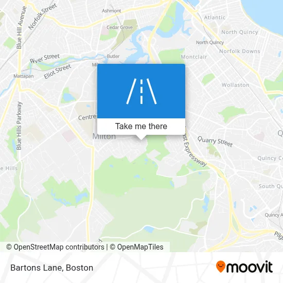 Bartons Lane map