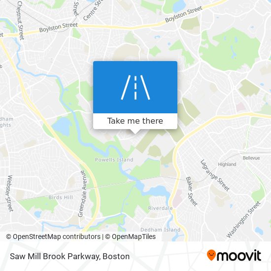 Mapa de Saw Mill Brook Parkway