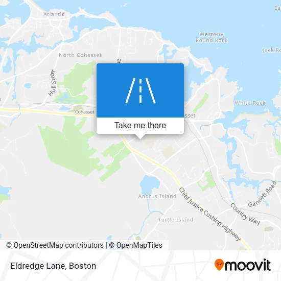 Eldredge Lane map