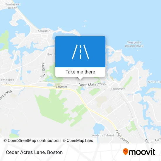 Cedar Acres Lane map