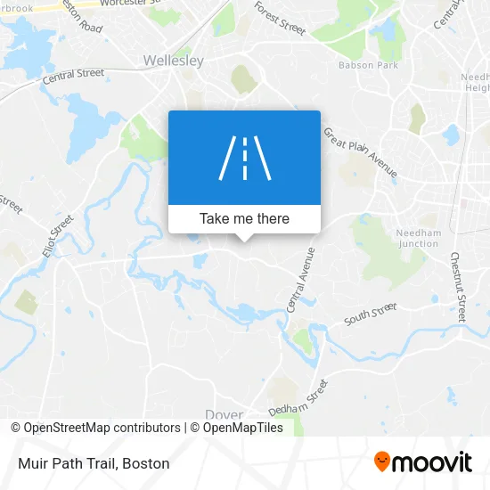 Muir Path Trail map