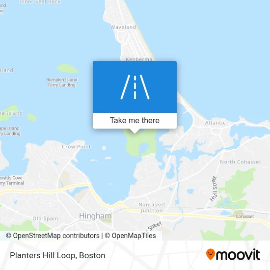 Planters Hill Loop map