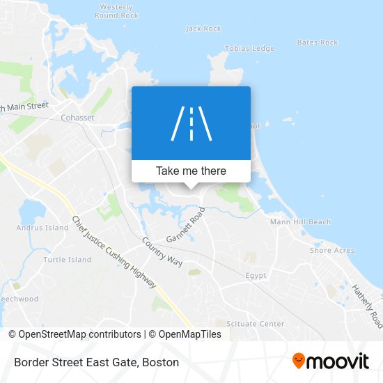 Border Street East Gate map