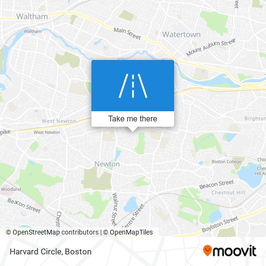 Mapa de Harvard Circle