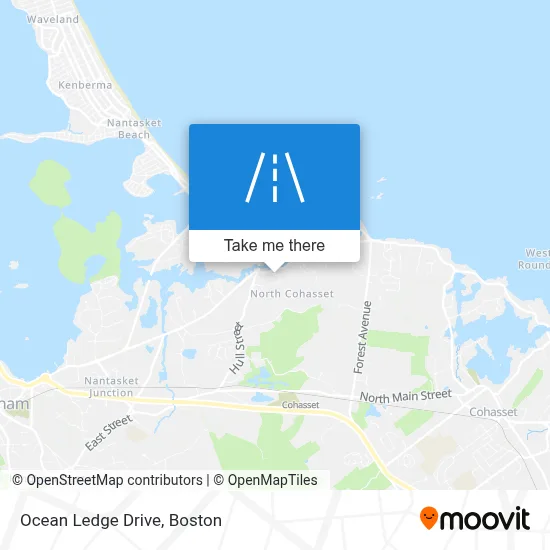 Ocean Ledge Drive map