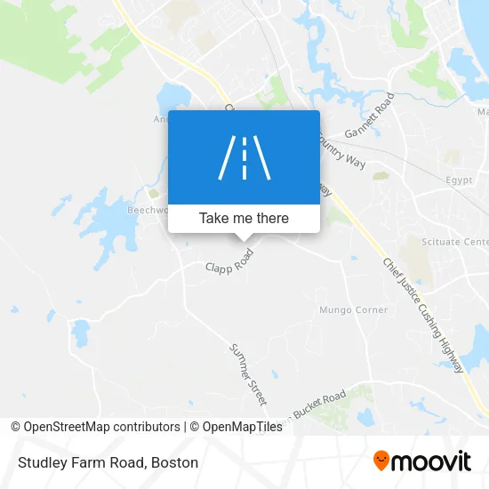 Studley Farm Road map