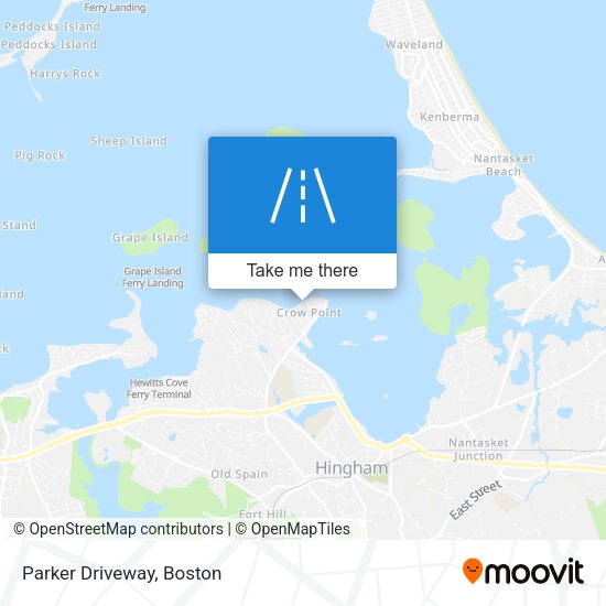 Mapa de Parker Driveway