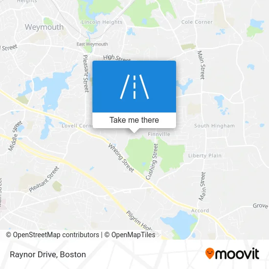 Raynor Drive map