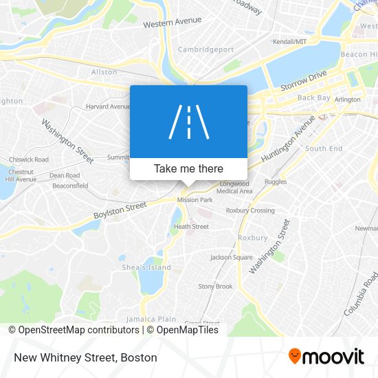 Mapa de New Whitney Street