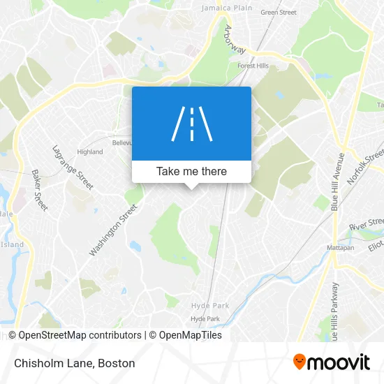 Chisholm Lane map