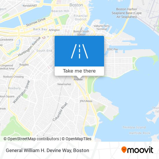 Mapa de General William H. Devine Way