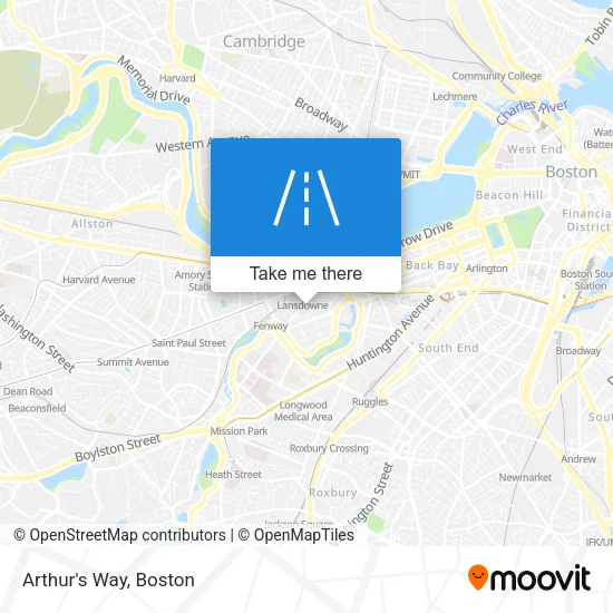 Arthur's Way map