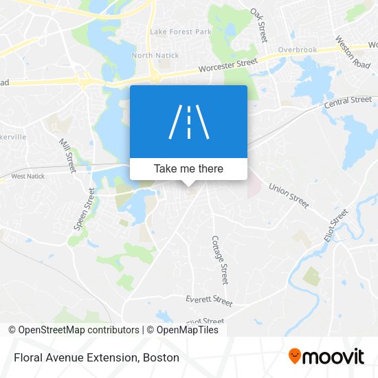 Floral Avenue Extension map