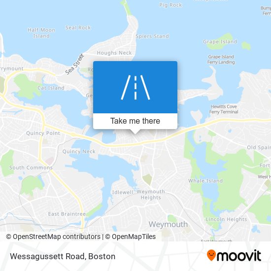 Mapa de Wessagussett Road