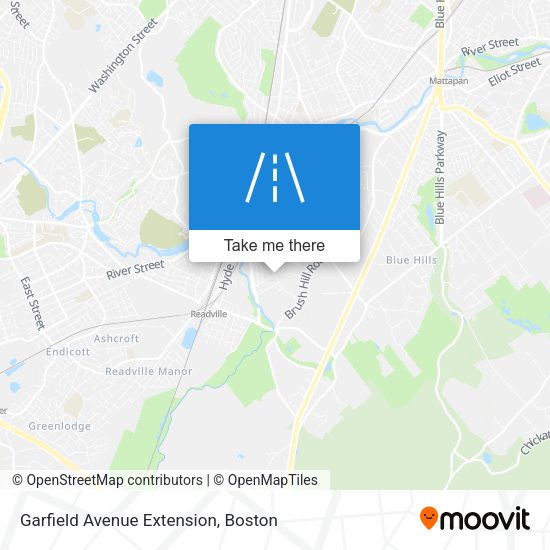 Garfield Avenue Extension map