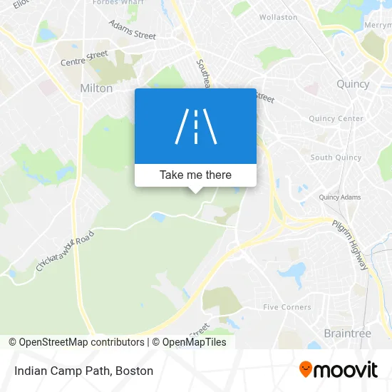 Indian Camp Path map