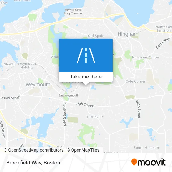 Brookfield Way map