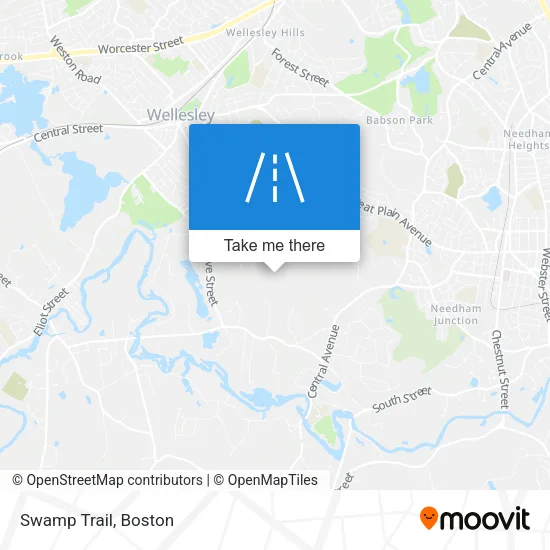 Swamp Trail map